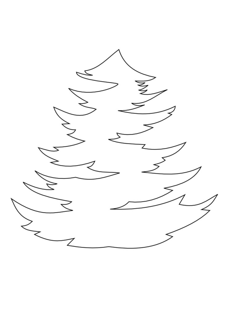 اصنع صور النافذة الخاصة بك لعيد الميلاد بسكين نحت - قالب لشجرة عيد الميلاد