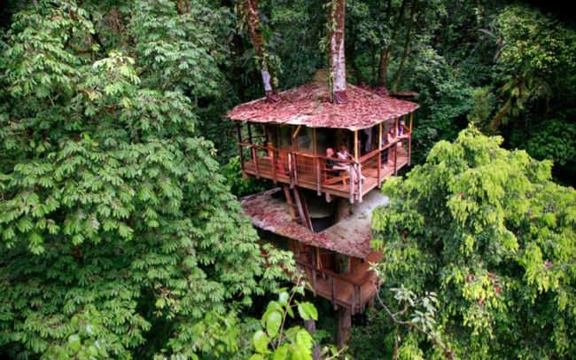 بناء منزل في كوستاريكا المستدامة للغابات