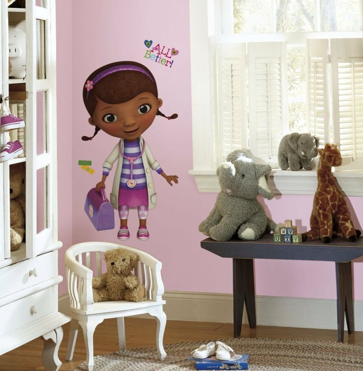 صور خلفية التصميم الإبداعي لغرفة الأطفال غرفة الفتاة