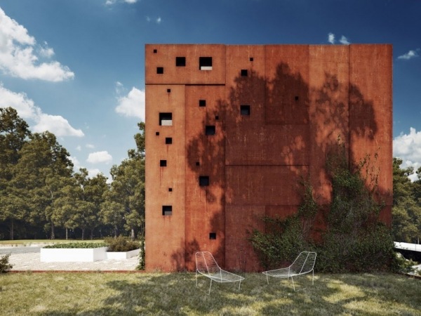 مشروع منزل بإطار ثلاثي الأبعاد ميشال نواك بولندا