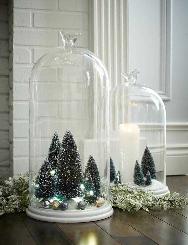 جرس زجاجي لتزيين أشجار عيد الميلاد