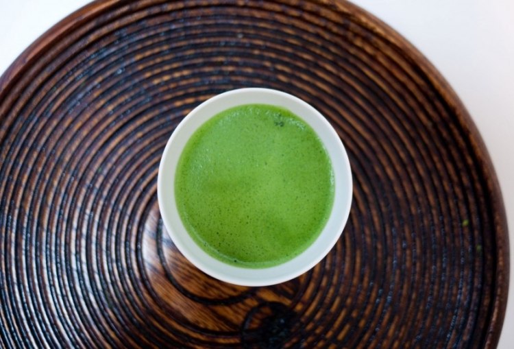 شاي الماتشا الأخضر مشروب صحي