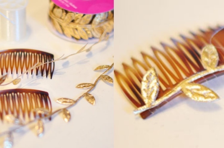 اصنع-شعرك-مجوهرات-تعليمات-شعر-مشط-شريط-أوراق-خيط-ذهب