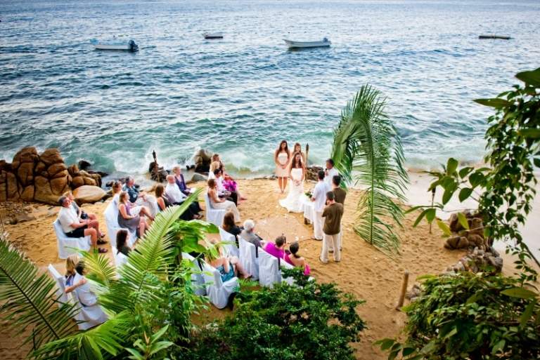 أفكار موقع حفلات الزفاف على الشاطئ
