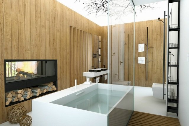 الحمام-الجدران-التصميم-في-الخشب الرقائقي-بنيت-في-الموقد-عرض-النافذة-مستطيل