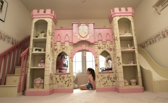 قلعة خرافية في أفكار منطقة اللعب غرفة الفتاة