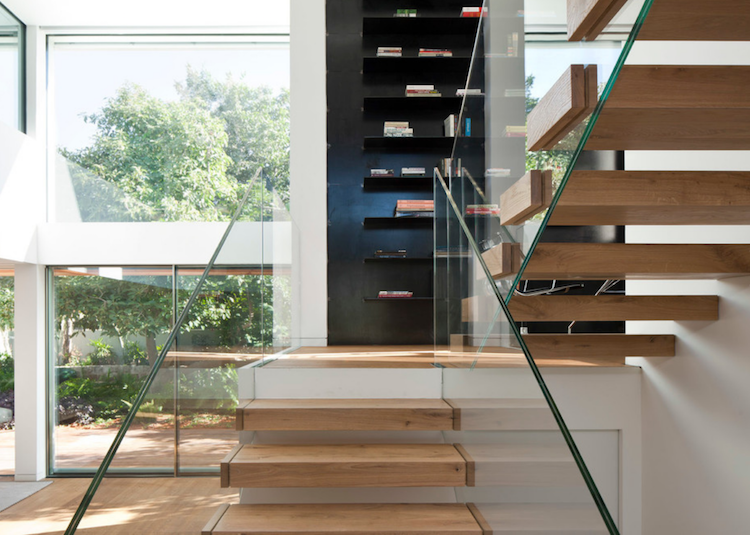 الدرج الداخلي - التصميم الحديث - الكابولي - الدرج - الخشب - الزجاج gela٪ cc٪ 88nder-licht