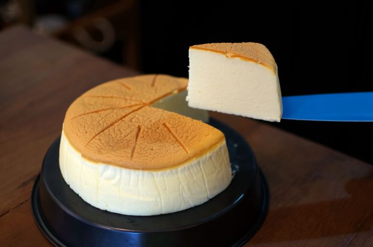 فطيرة الجبن اليابانية الأصلية حلوى شهيرة