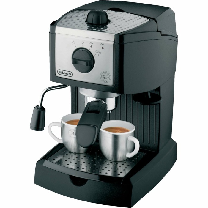 ماكينة صنع القهوة ديلونجي اسبريسو اسود اطراف
