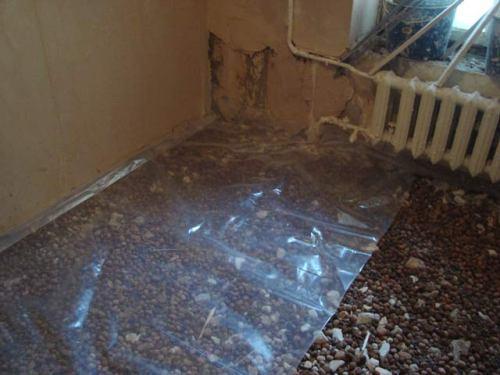 Συμπλήρωση για τσιμεντένιο πάτωμα στο έδαφος
