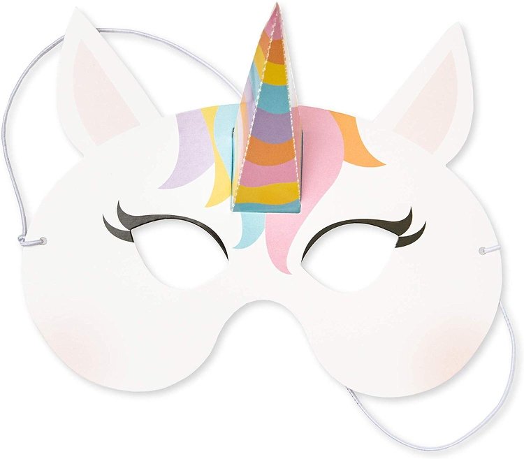 Tinker horse mask 3 D يونيكورن اجعل نفسك ترسم أفكارًا للكرنفال