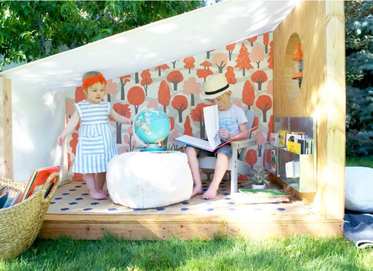 خيمة الأطفال حديقة القراءة الزاوية بناء حديقتك الخاصة