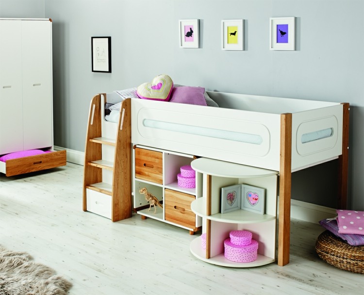 غرفة الأطفال الفتيات 2015 سرير علوي غرفة اللعب الخشبية أدناه