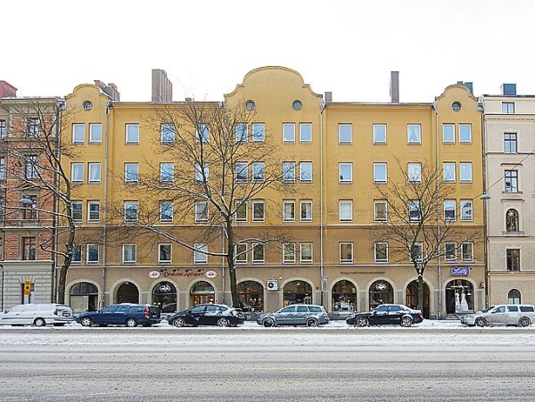 المبنى الخارجي ستوكهولم شقة بيضاء صغيرة