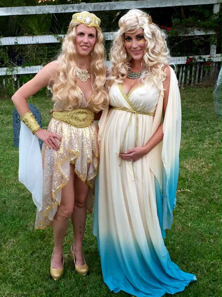 أزياء النساء الحوامل إلهة يونانية فستان على طراز الإمبراطورية