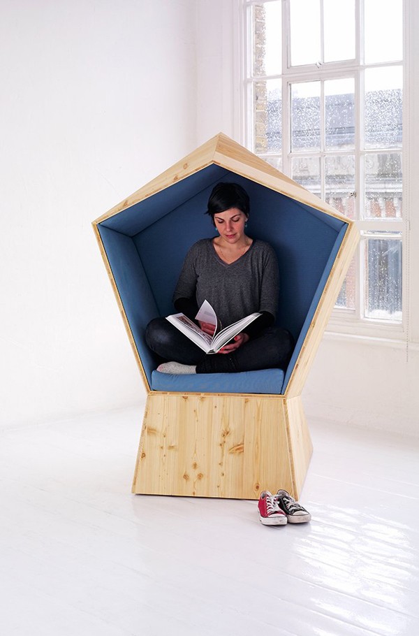 الأثاث الخشبي التصميم الأصلي كرسي بذراعين يميل تماما كرسي