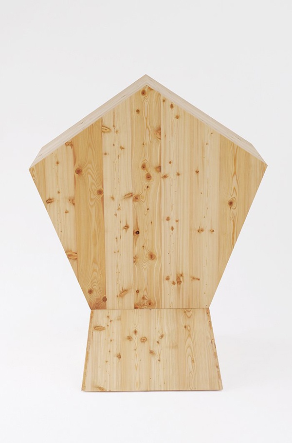 تصميم أثاث الاسترخاء إمالة خزانة خشبية حديثة خماسية