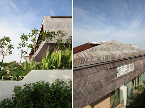 منزل مجسم بالقلم الرصاص - سقف مستقبلي