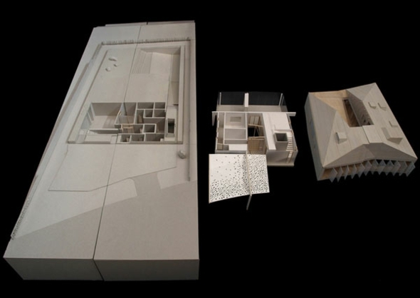 نموذج للمنزل المجسم بواسطة مكتب القلم الرصاص