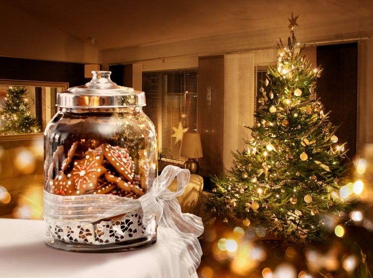 led-fairy lights-gingerbread-glass-القصدير-التنوب-شجرة-شجرة-عيد الميلاد-المجوهرات-بريق