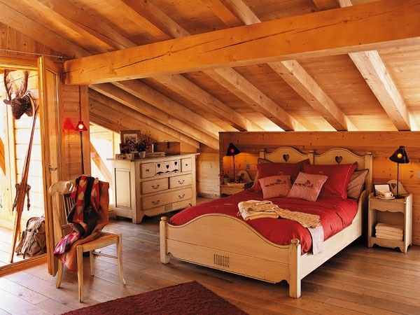 أثاث غرف نوم ريفية - أورانج - خشب - أثاث