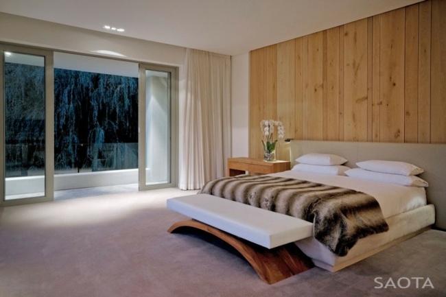 الأثاث الخشب جدار سرير مزدوج