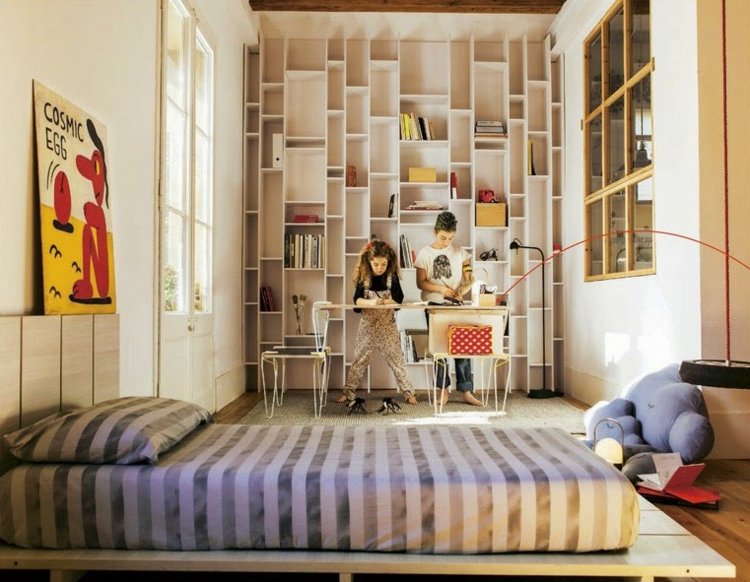 اكسسوارات أثاث غرفة الأطفال بناء مكتب اللوحة الجدول الجرف السرير