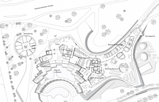 المخطط المعماري لـ Thermal Römerbad في النمسا
