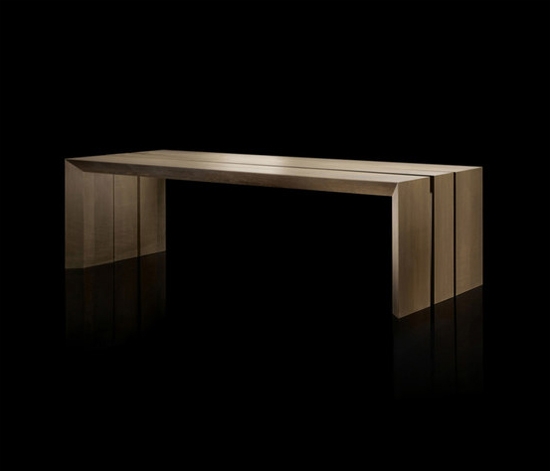 طاولة تصميم أثاث غرفة الطعام أثاث من الخشب الصلب Massimo Castagna