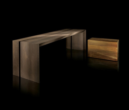 أثاث إيطالي خشبي طاولة درج طاولة هينج