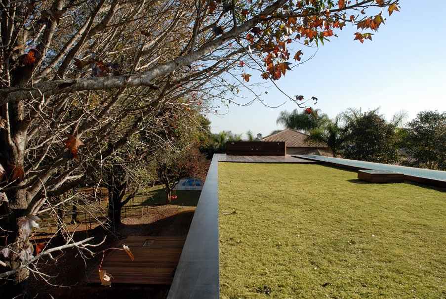 سقف الحديقة في تصميم المنزل الحديث