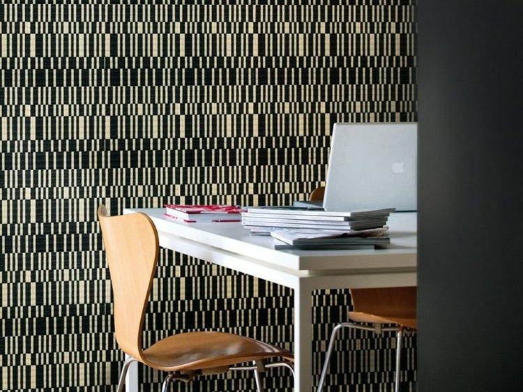 فسيفساء تصميم crono-abstract-pattern-Dining-table-wood-chair-modern