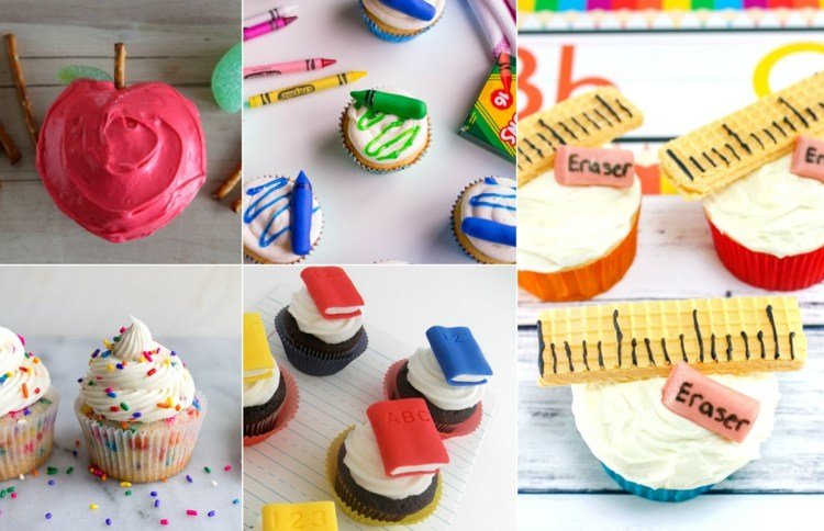 اصنع الكعك بنفسك للالتحاق بالمدرسة - وصفات بسيطة وأفكار للزينة