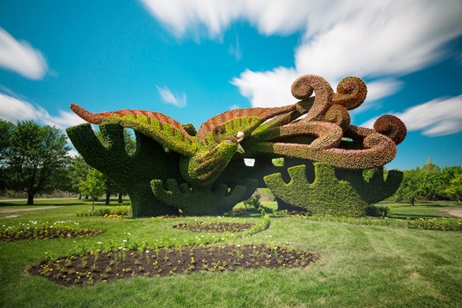 مسابقة معرض فن الحدائق Mosaicultures Internationales-de Montreal 2013