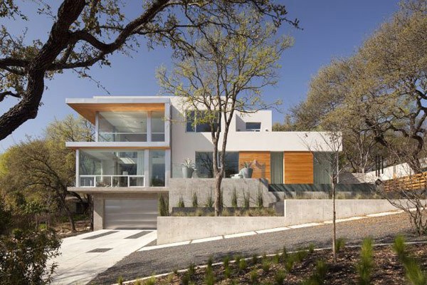منزل شمسي سلبي في تكساس - تصميم منزل حديث