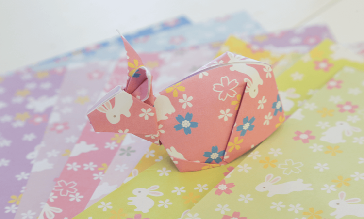 هير اوريغامي ورقة ملونة الزهور نمط فكرة هدية رومانسية