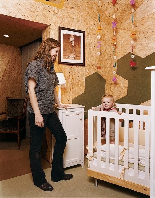 OSB لوحة غرفة الطفل البناء الداخلي