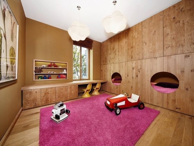غرفة الأطفال تجديد التصميم الداخلي تحويل حديث