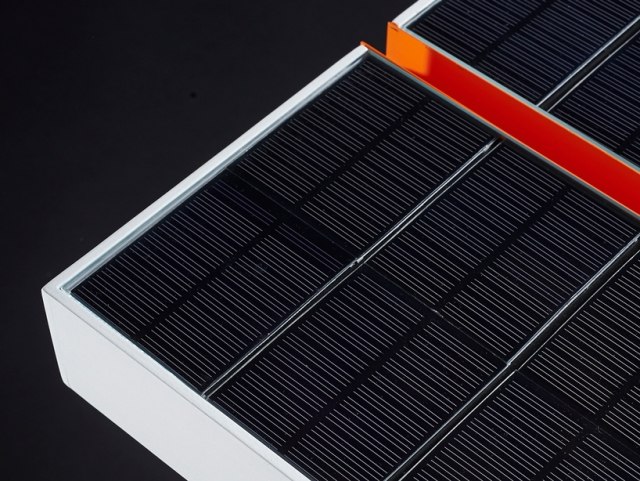 أفكار أثاث لوحة شمسية بطارية متكاملة التصميم الإبداعي