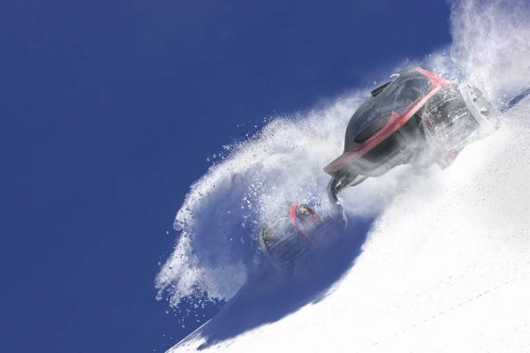 RDSV-snowmobile-snow-weather-condition-fast للغاية