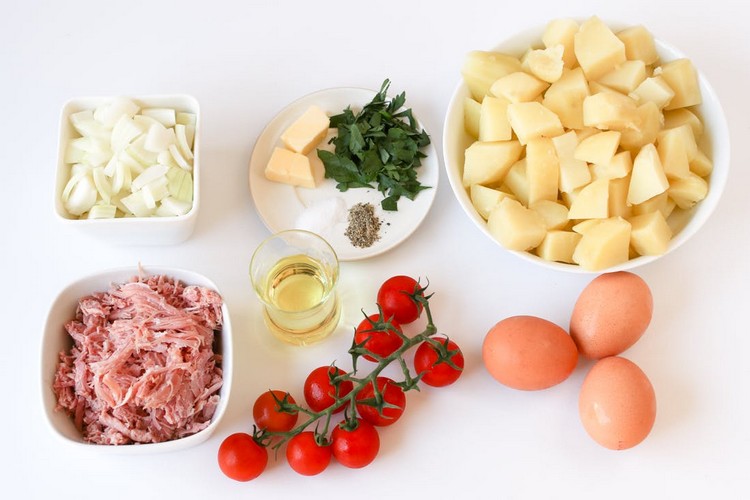 طبخ بقايا الطعام والمكونات الثلاجة إعادة تدوير البطاطس المسلوقة