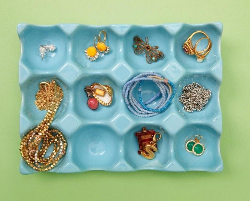 إعادة تدوير-مجوهرات-تخزين-افعلها-بيض-صندوق