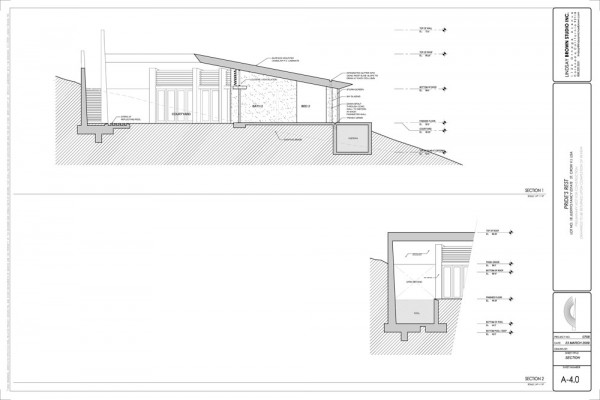 تصميم منزل حديث في الولايات المتحدة الأمريكية رسم بناء