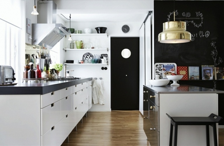 لون الجدار الأسود الحديثة الداخلية لهجة جدار المطبخ الصلب