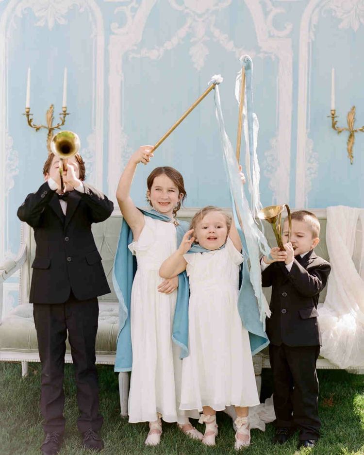 أنشطة ألعاب الزفاف توظيف الأطفال الزفاف