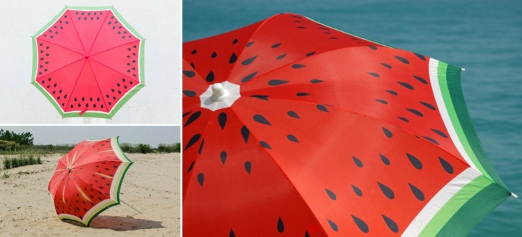تصميم المظلة البطيخ-فكرة-فكرة-حديقة-شاطئ