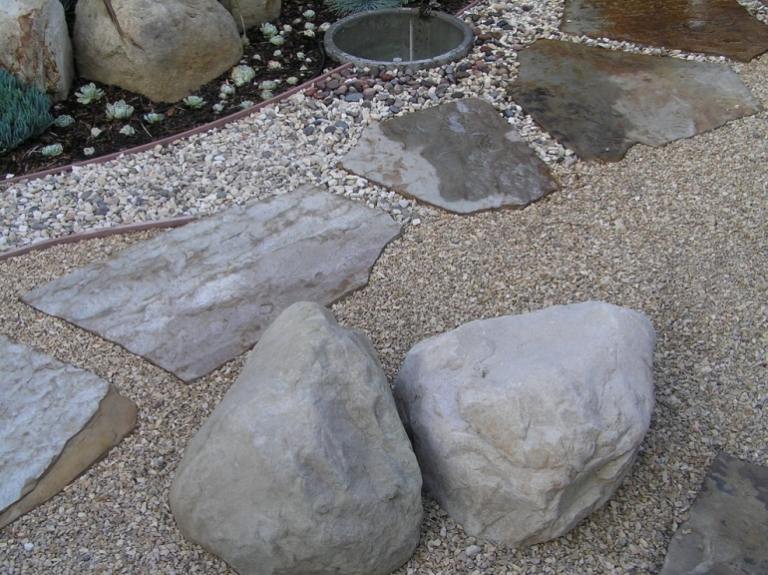 حديقة الصخرة - وضع الحدائق - الحديثة - فنغ شوي - الأفكار