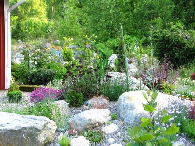 أحجار تصميم الحدائق ذات الطبيعة المتوسطة والعالية المعمرة