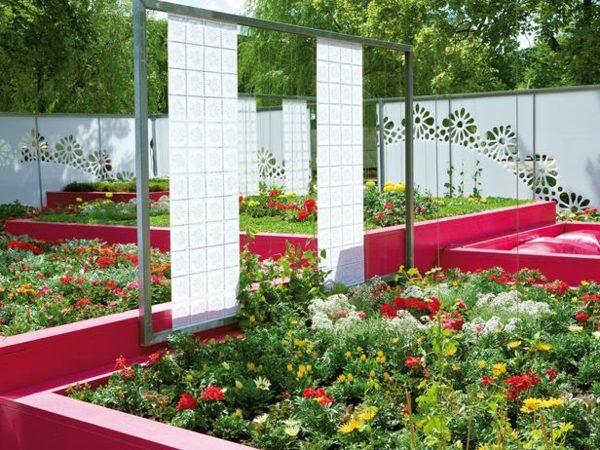 تصميم غرفة جدار حديقة وردي خلق حديقة تخصيص