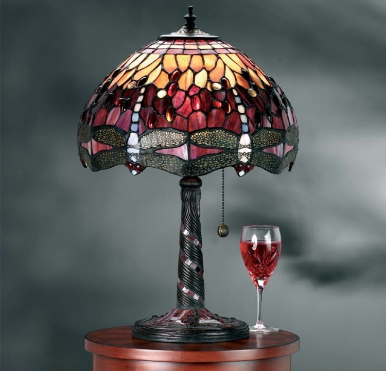 مصابيح تيفاني اضاءة طاولة بتصميم كلاسيكي